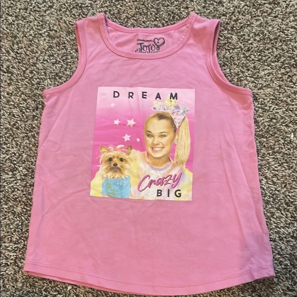 JoJo Siwa Dream Big Pink Tank Top